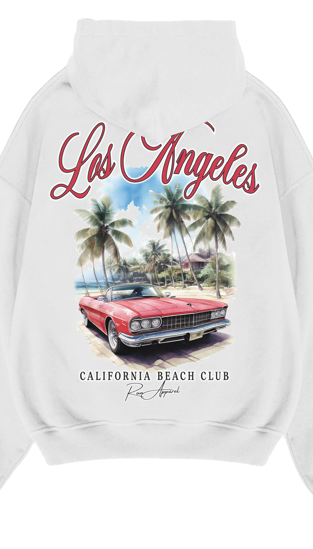 Los Angeles Beach Club Riders Hoodie – men's hoodie by Miss Runway