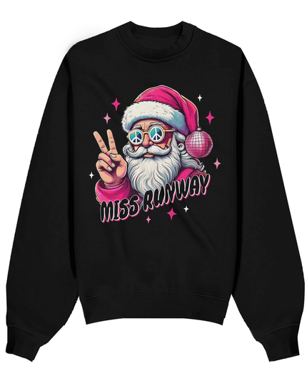 Disco Ball Santa Sweatshirt