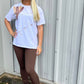 Beige And Brown Heart T-Shirt And Legging Set
