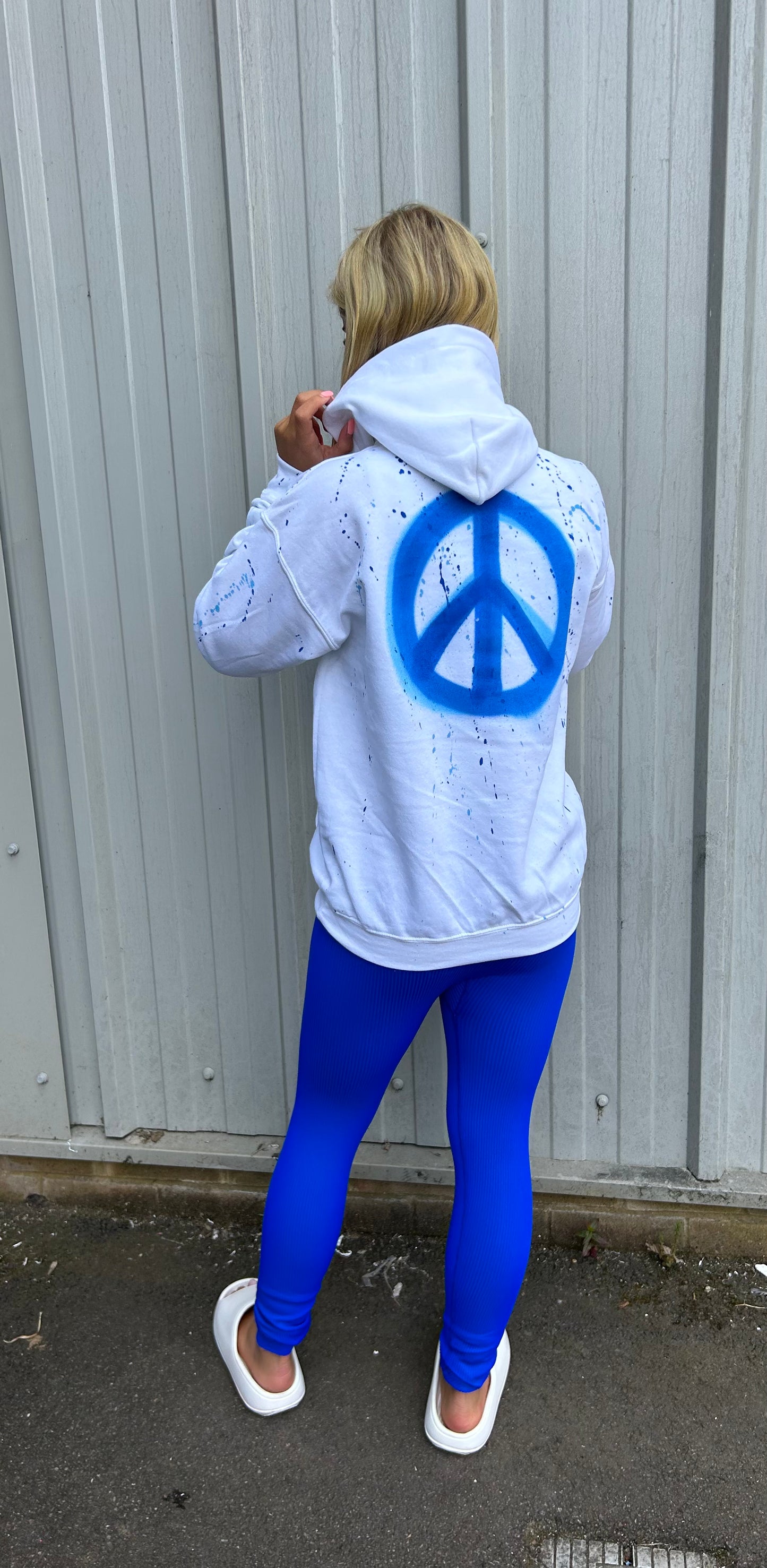 Blue Peace Hoodie