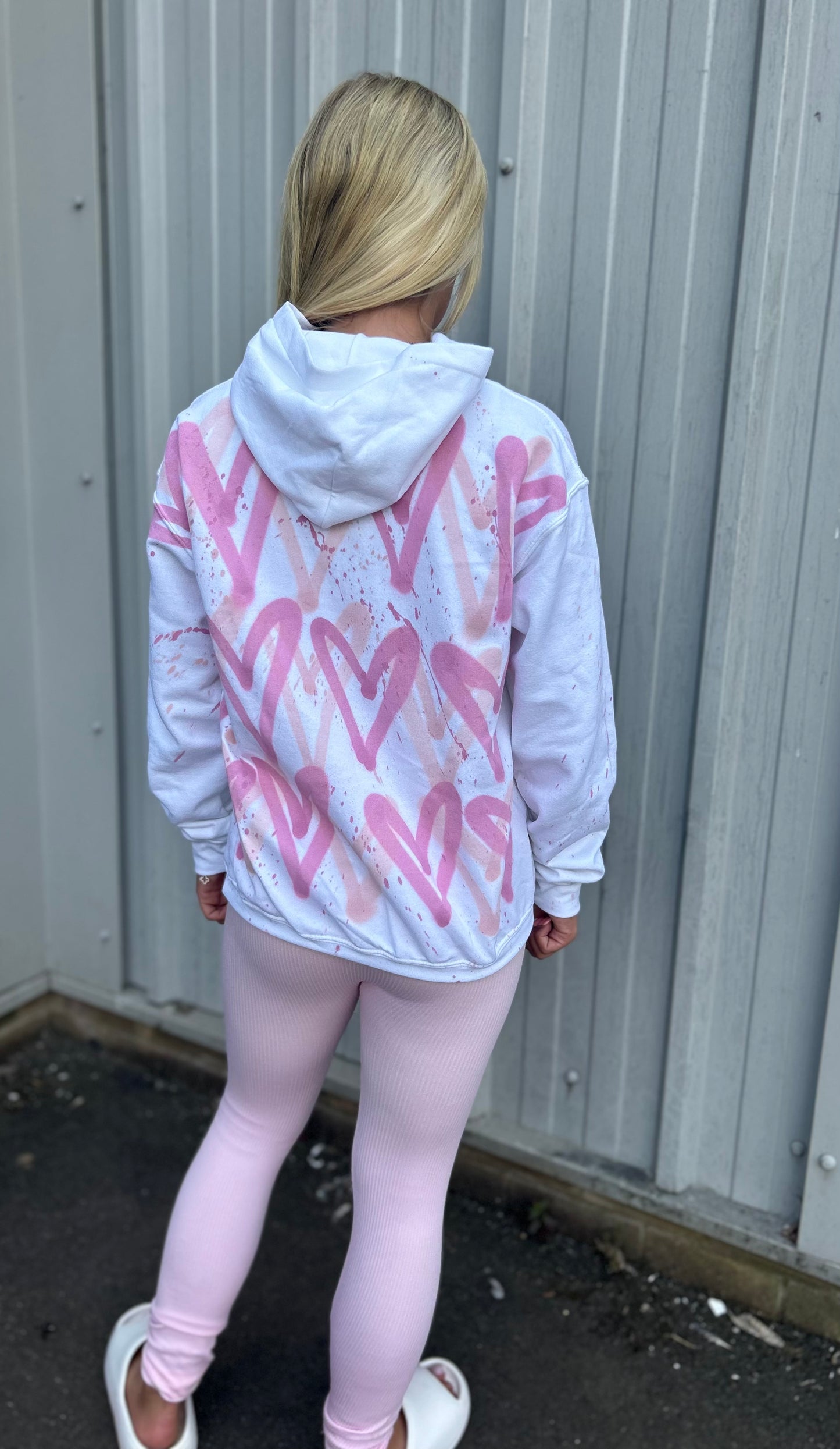 Pink Heart Hoodie