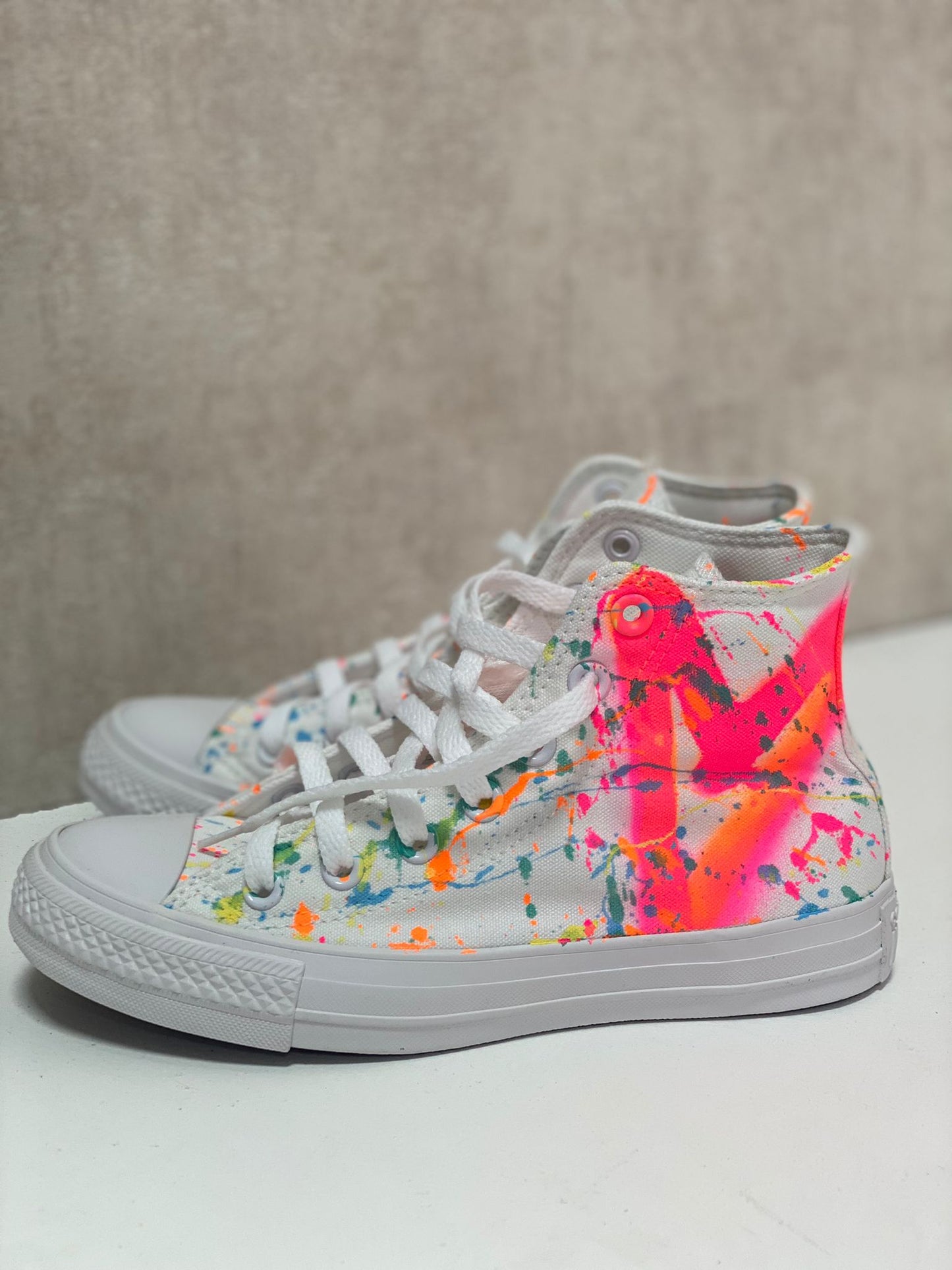 Spray Painted Converse High Tops