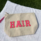 PERSONALISED PATCH CANVAS ACCESSORY BAG LARGE