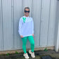 Green Heart Sweatshirt And Legging Set