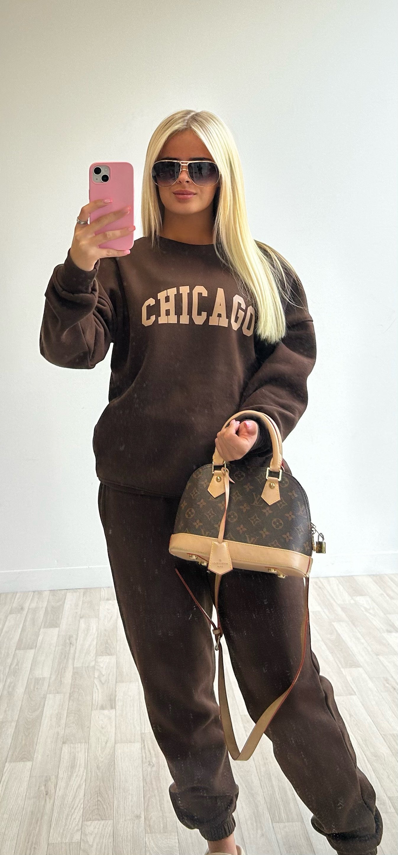 Chicago Oversized Sweatshirt Tracksuit