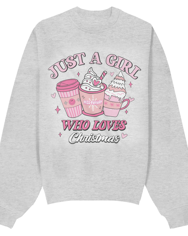 Just A Girl Who Loves Christmas Sweatshirt
